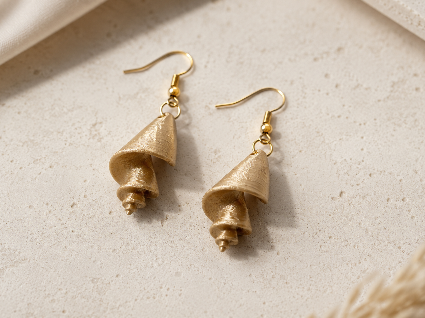 Thatcheria Mirabilis Shell Earrings
