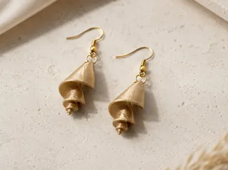 Thatcheria Mirabilis Shell Earrings