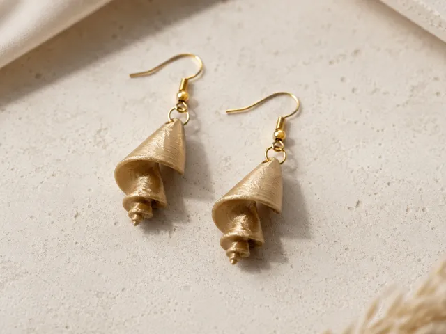 Thatcheria Mirabilis Shell Earrings