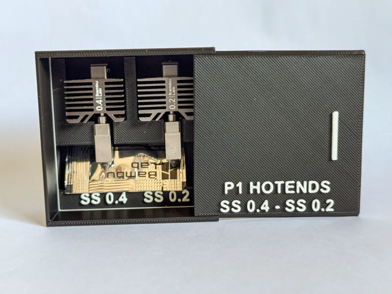 Bambu Lab P1 Hotend Holder – Minimal Storage Tray