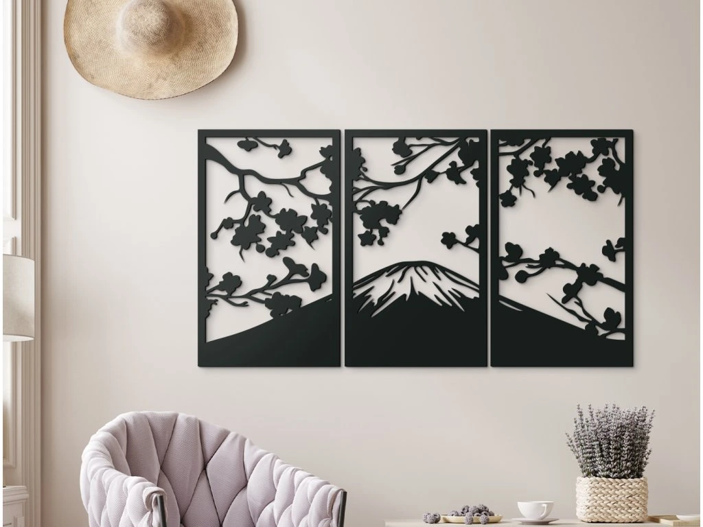 Mountain View 3-Piece Wall Art