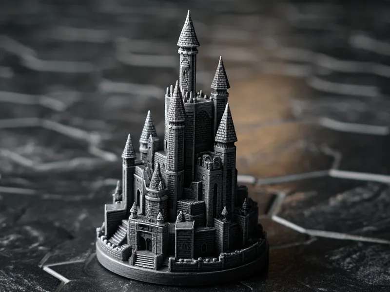 Circular castle - board game marker