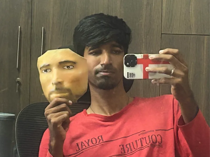 You are me and I am you Face Mask