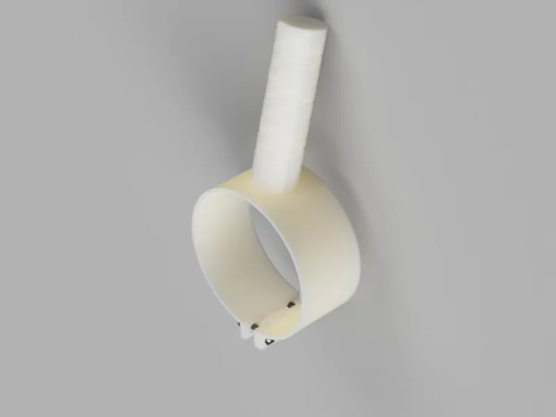 Ergonomic 4" Vacuum Handle for Dust Extraction