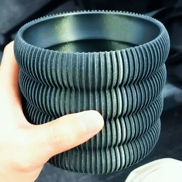 Cute Strip Vase (Customizable) - 可爱风条纹花瓶 