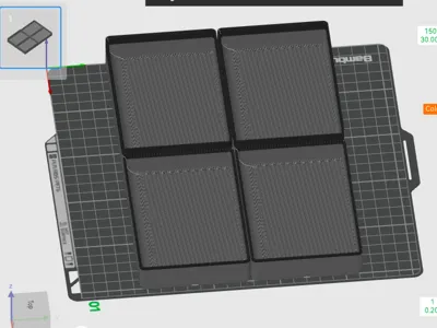 0.4 nozzle 2x3x3 30mm & 3u tall gridfinity bin 