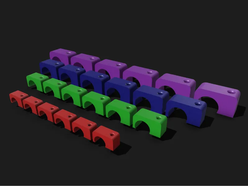 Cable Clamps in various sizes  
