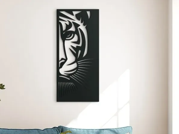 3D Wall Art Stalking Tiger