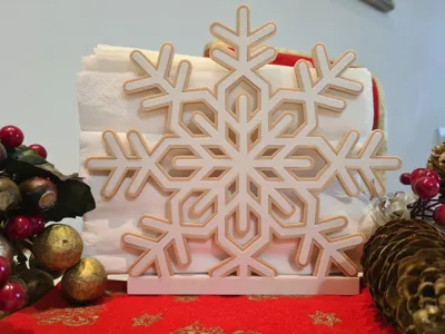 Christmas Snowflake Napkin Holder 