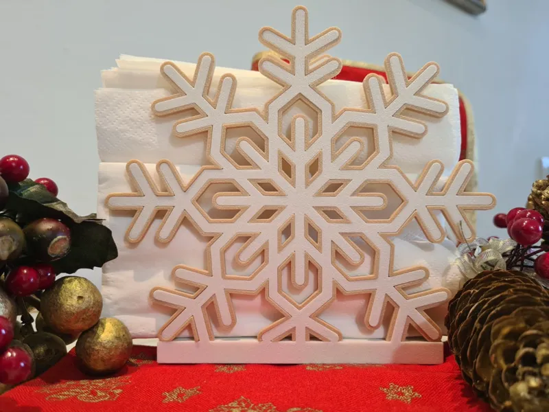 Christmas Snowflake Napkin Holder 