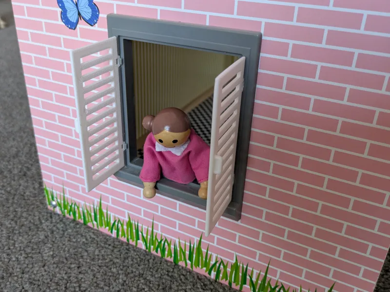 Doll House Window Shutters