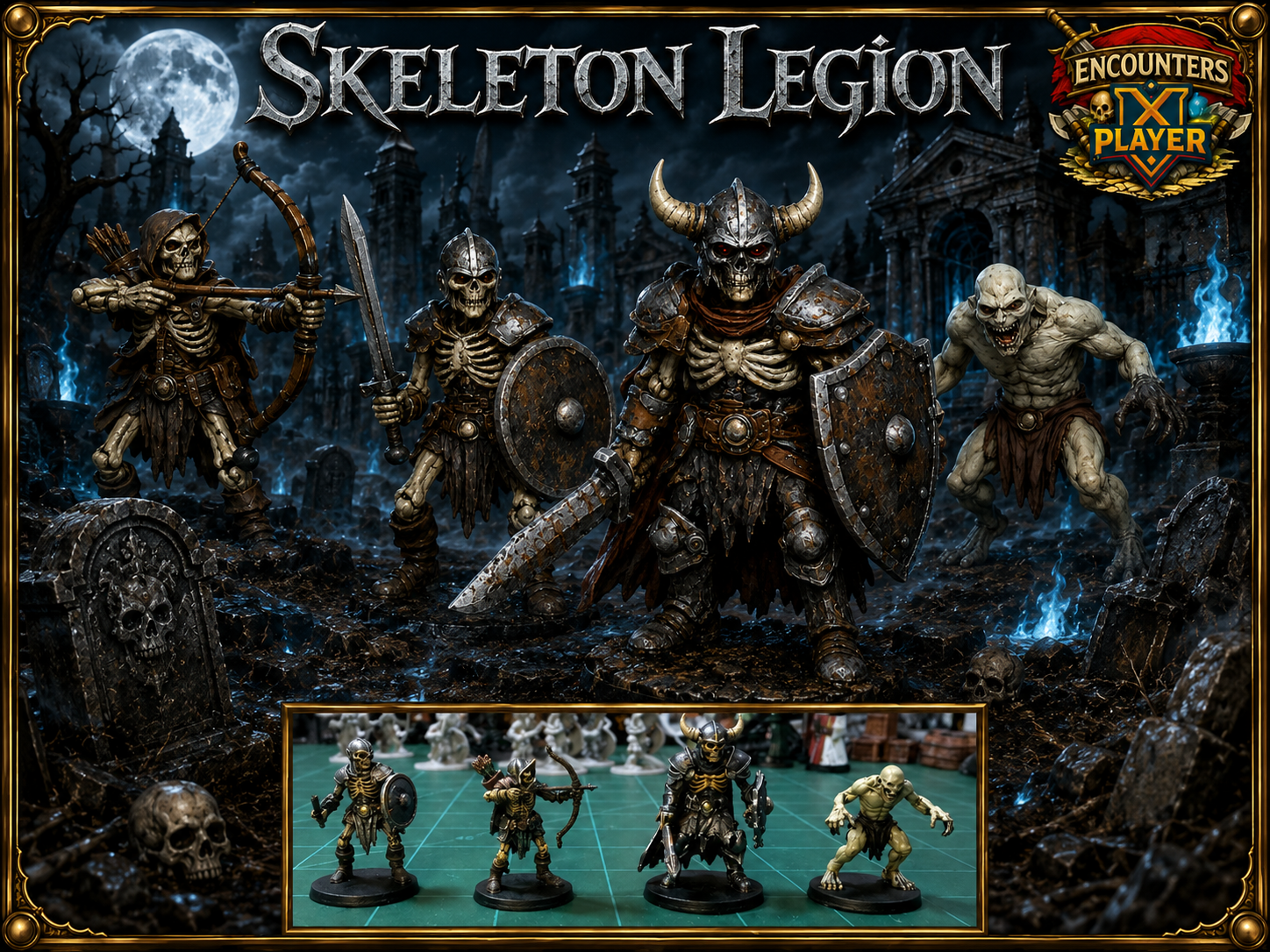 Skeletons Legion: DnD Pathfinder Mini