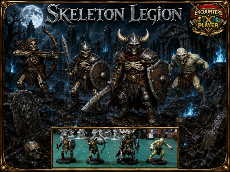 Skeletons Legion: DnD Pathfinder Mini