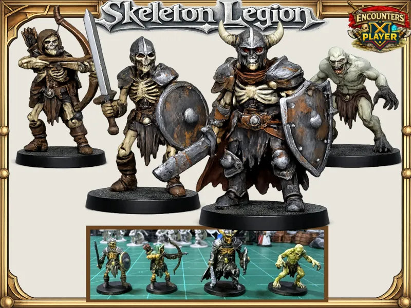 Skeletons Legion: DnD Pathfinder Mini