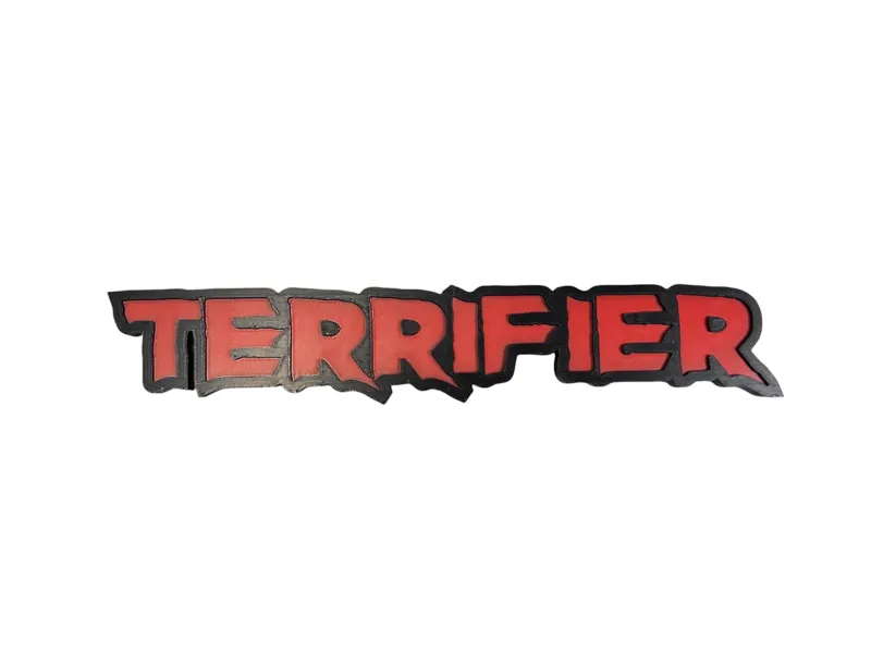 Terrifier Logo Sign 7"