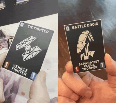 Double-Sided Token Units for Star Wars: Unlimited
