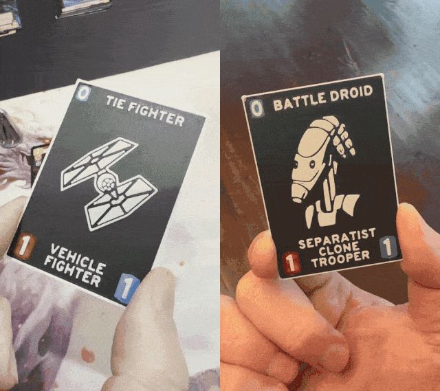 Double-Sided Token Units for Star Wars: Unlimited