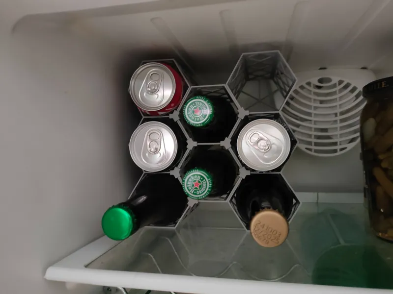 Fridge bottle organizer