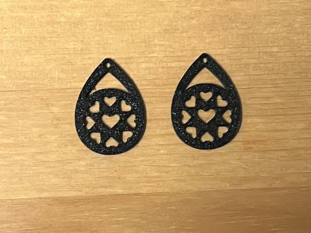 heart earrings