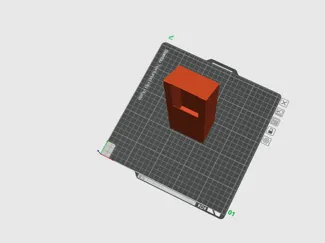 Simple poop box for P1S.