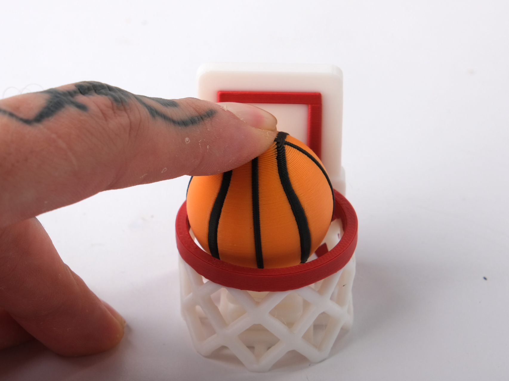 Basketball Clicker Toy Mini Hoop Fidget Clicker - 1