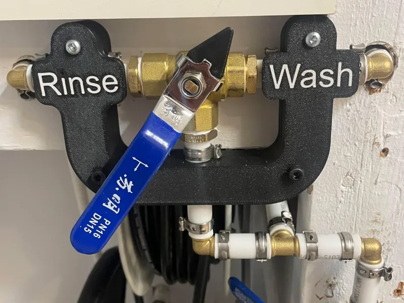 SpotLess Car Wash Diverter Valve Holder