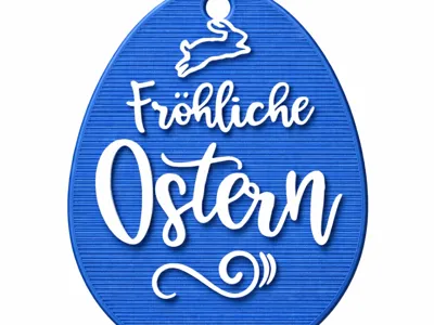 Blue Easteregg Decoration