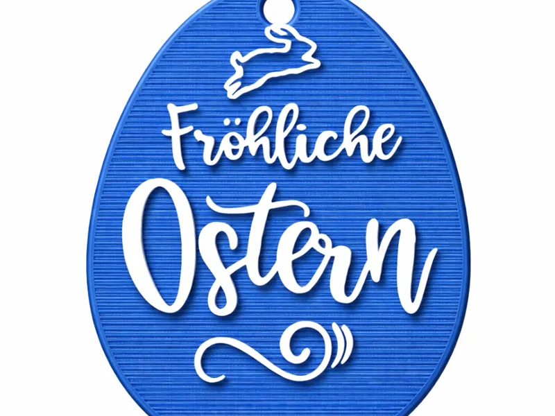 Blue Easteregg Decoration