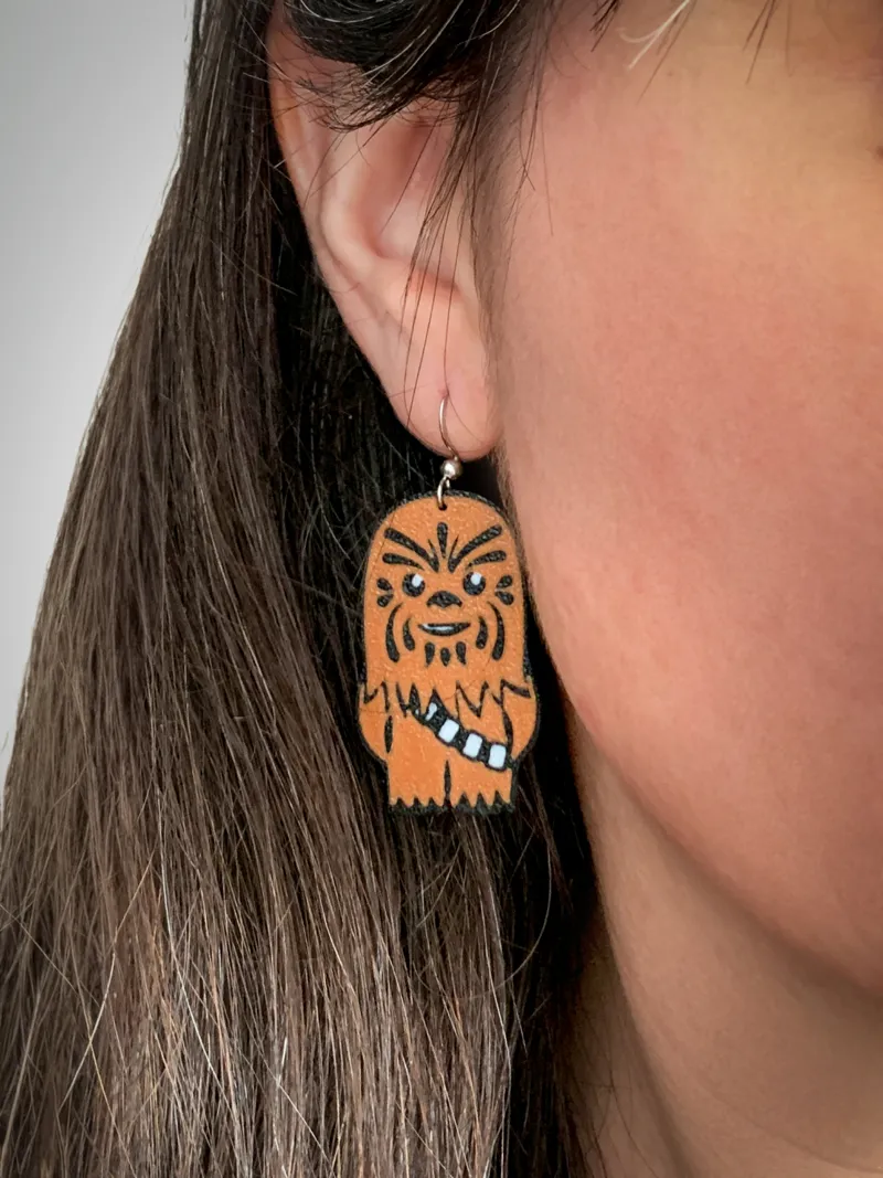 Star Wars Chewbacca earrings