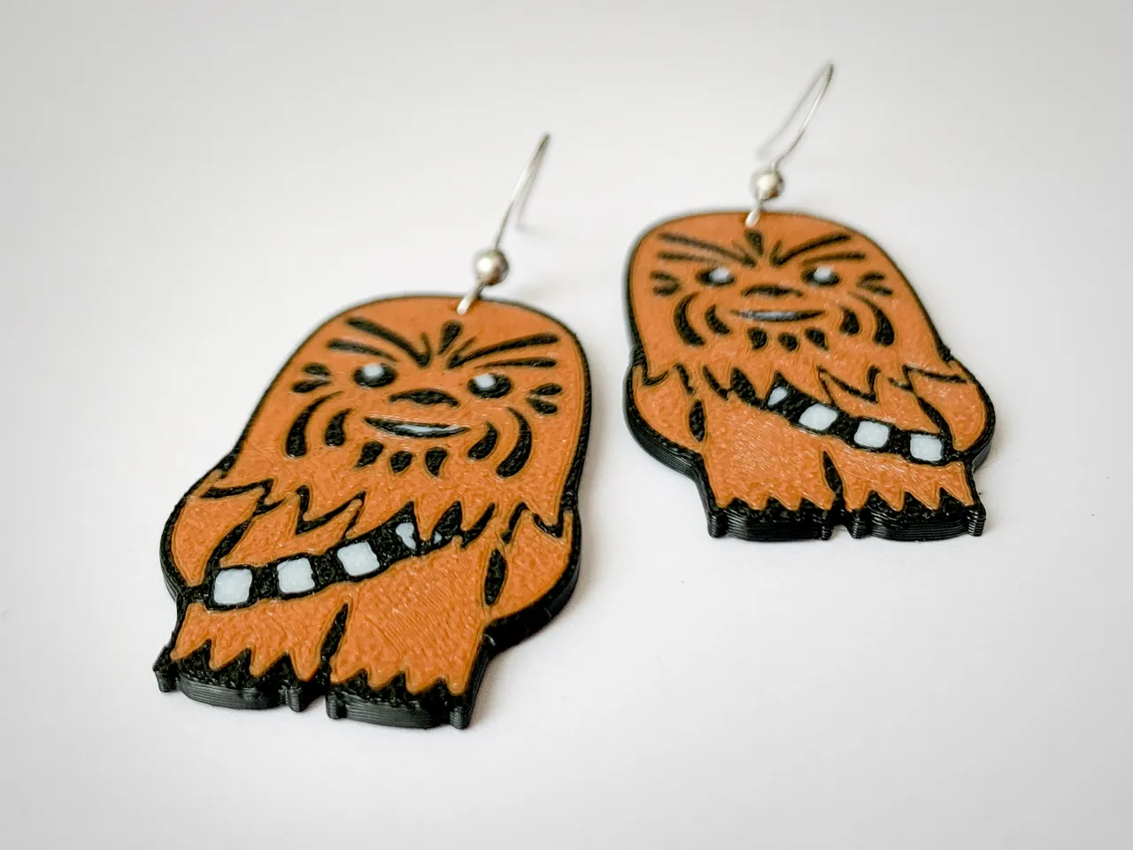 Star Wars Chewbacca earrings view 4