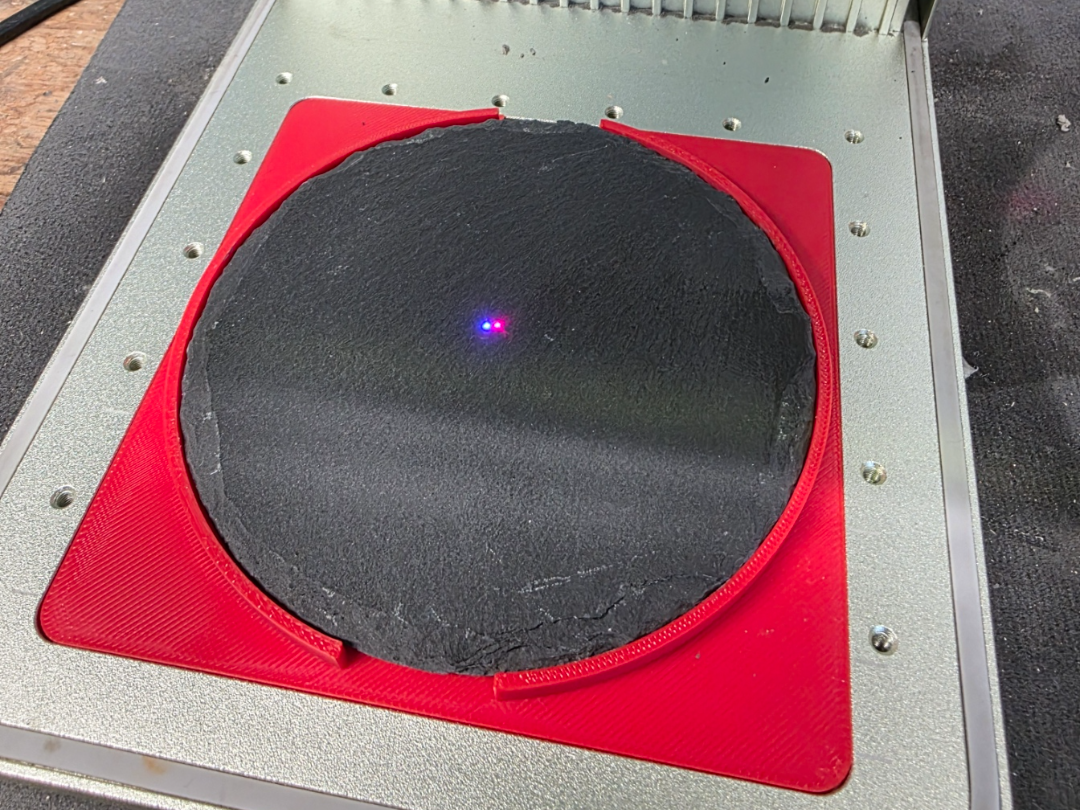 xtool f1 round slate coaster plate