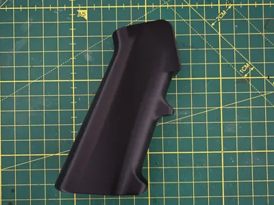 Hand Grip For M4A1 / Normal and Section View 