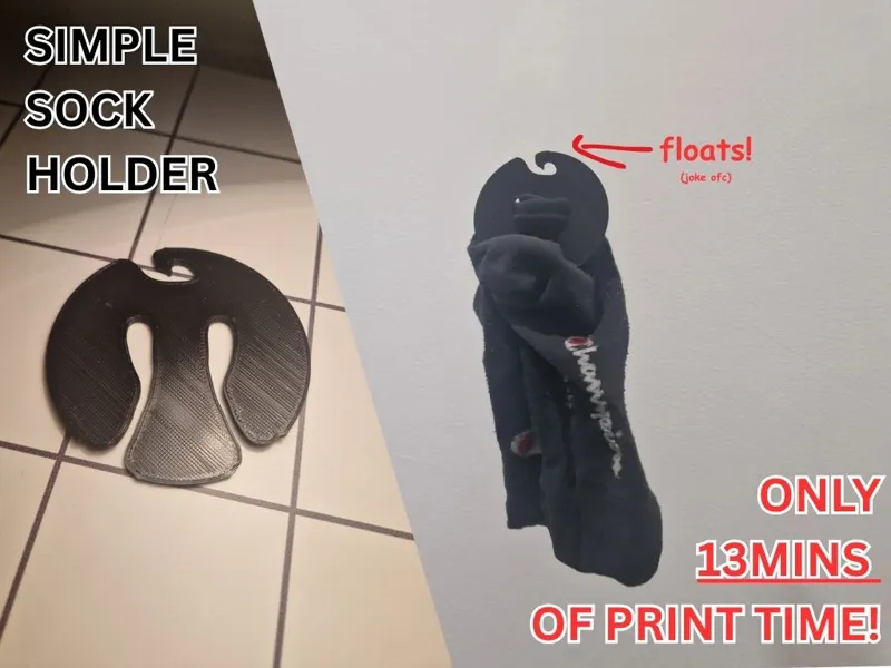 Simple & Small Sock Holder!