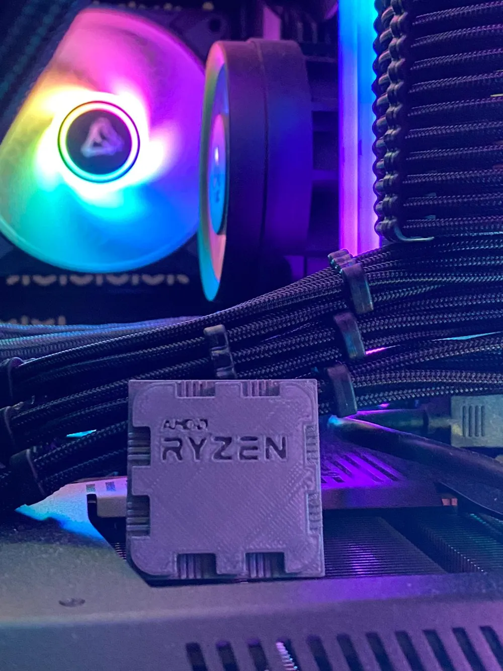 AMS Multi-color AM5 CPU - Free 3D Print Model - MakerWorld