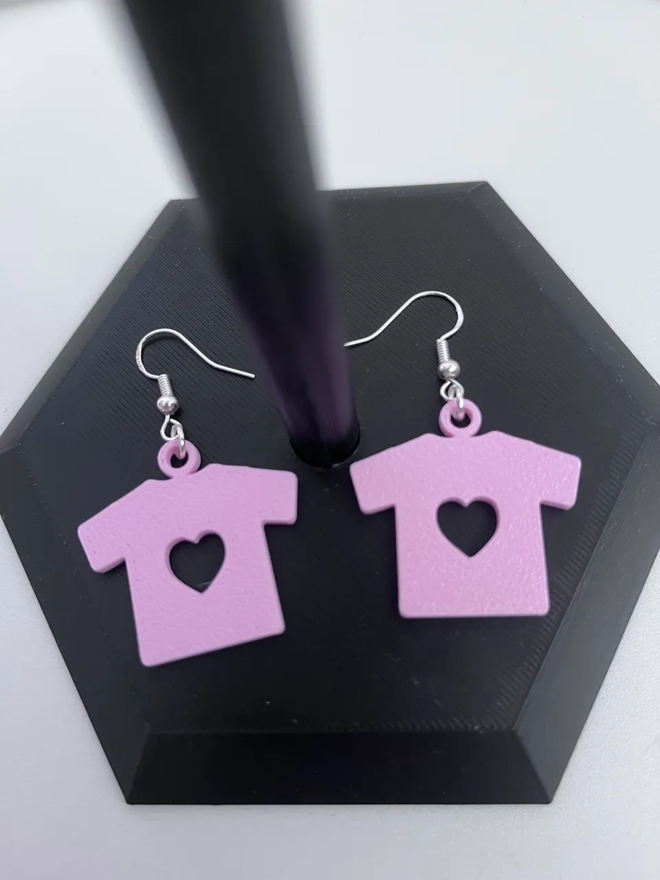 T-Shirt Earrings – Orange Shirt or Pink Shirt Day view 4