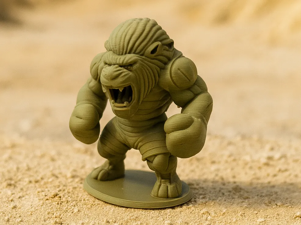 咆哮的原始战士狮子- 免费3D 打印模型- MakerWorld