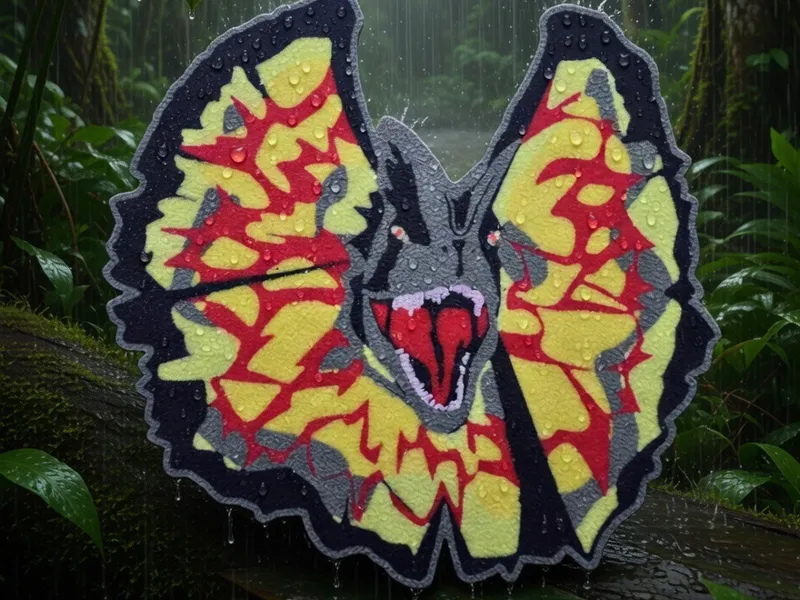 Jurassic Park Dilophosaurus Magnet
