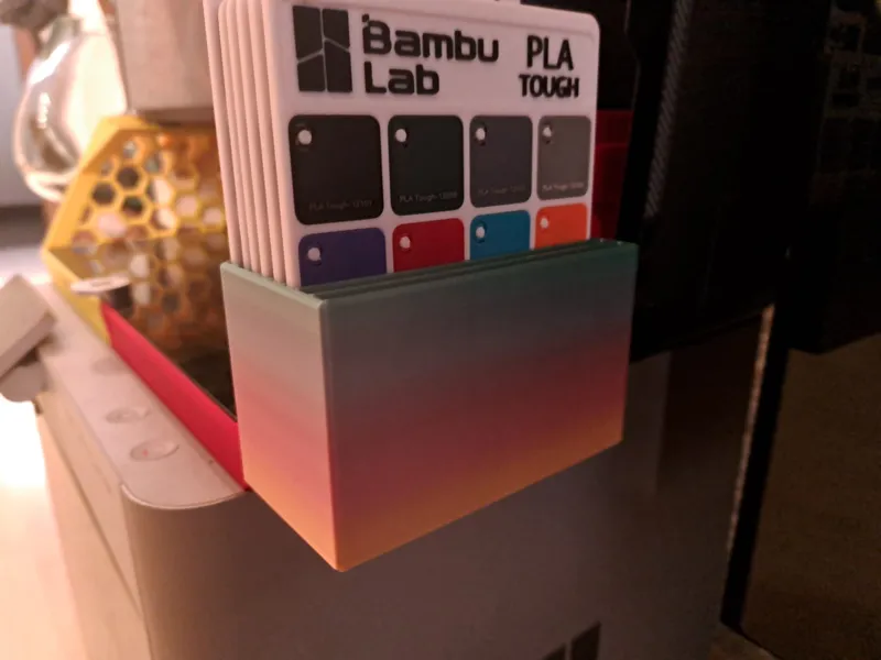 Display Plates Bambulab Filament Swatch Halterung Hexagon