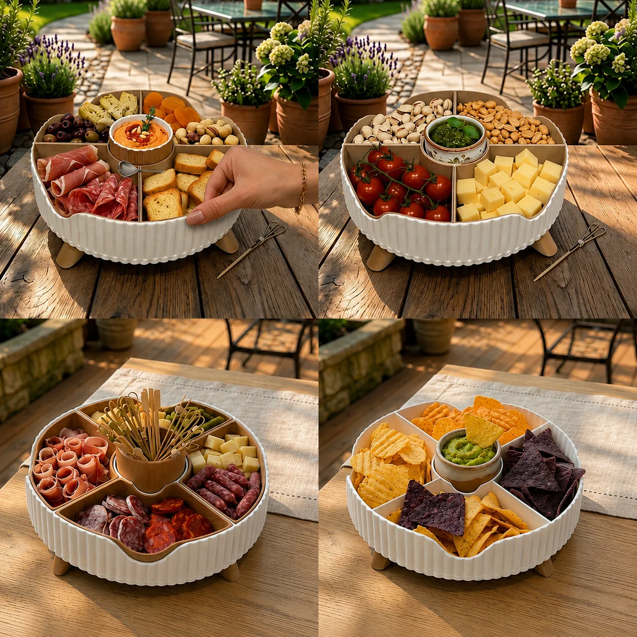 Contenant à aperitif rotatif design view 2