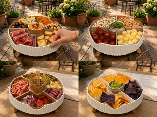 Contenant à aperitif rotatif  design 