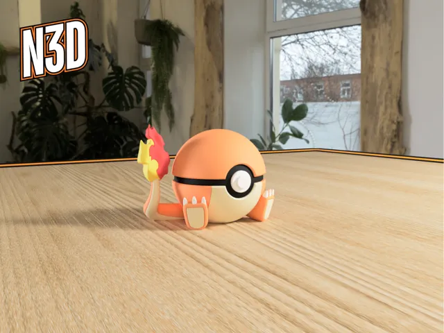 #0004 - Charmander Ball