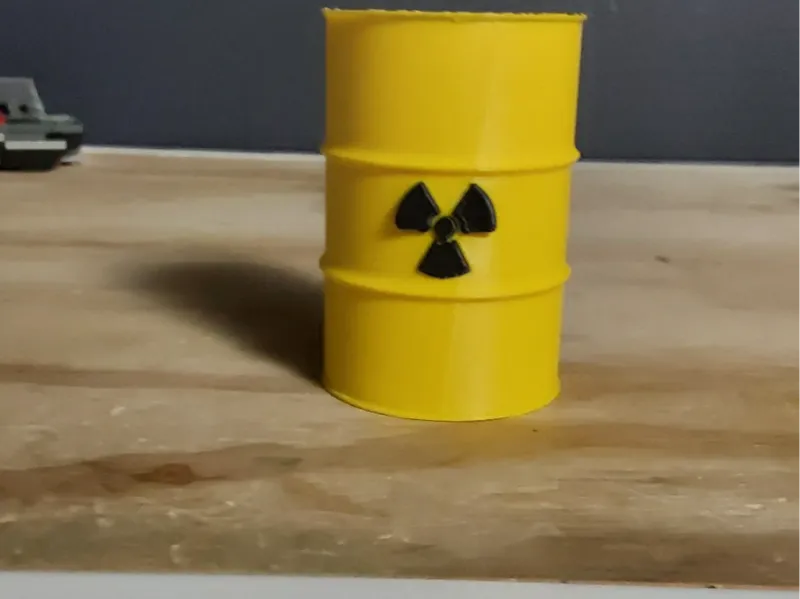Toxic waste barrel