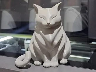 Cute Fat Cat Statue