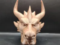 Tête de dragon épique - décoration fantastique — photo 3