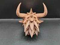 Tête de dragon épique - décoration fantastique — photo 4