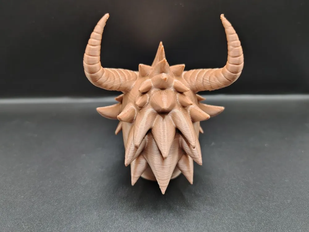 EPIC Dragon Head – Fantasy Decoration - Free 3D Print Model - MakerWorld