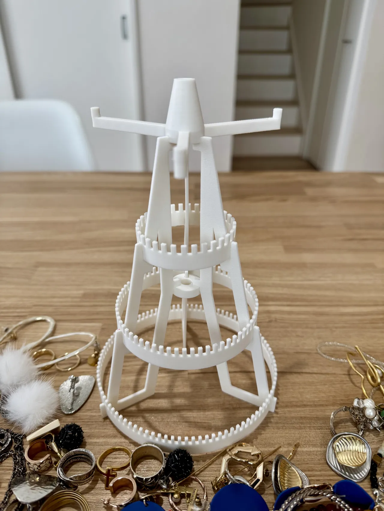 Rotatable Display Stand for Earrings and Rings view 2