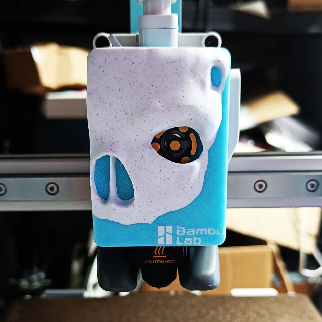 Skull Extruder Front Cover V3 - A1 and A1 Mini view 3
