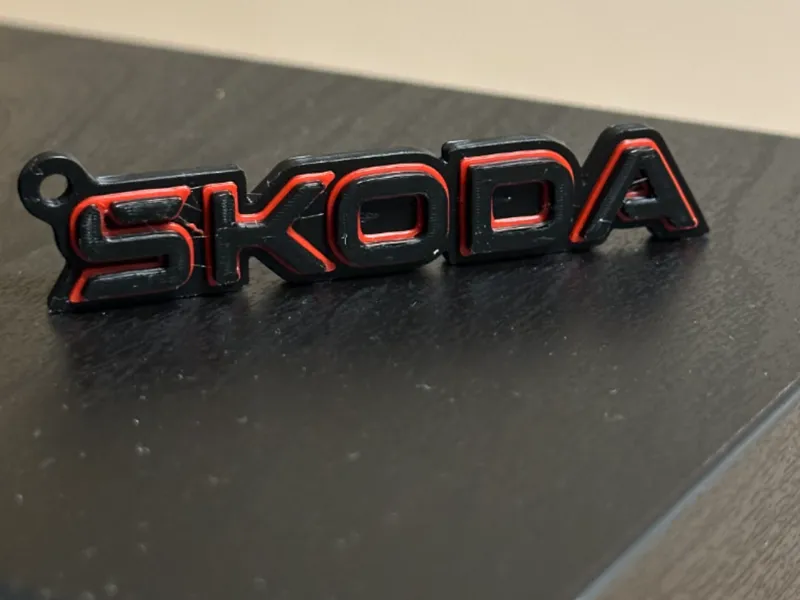 Skoda keychain 