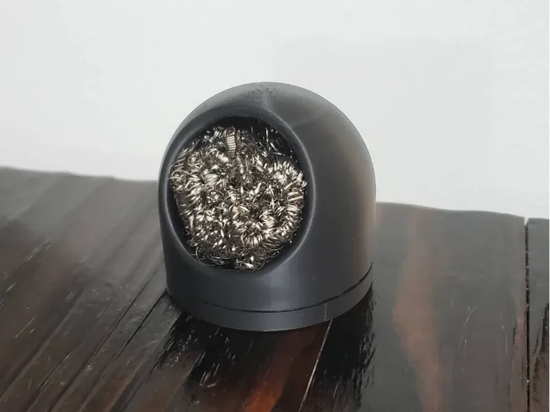Suporte de esponja metalica